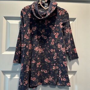 Kids cowl neck dress